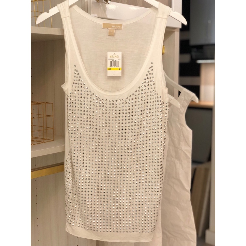 White Michael Kors summer top M